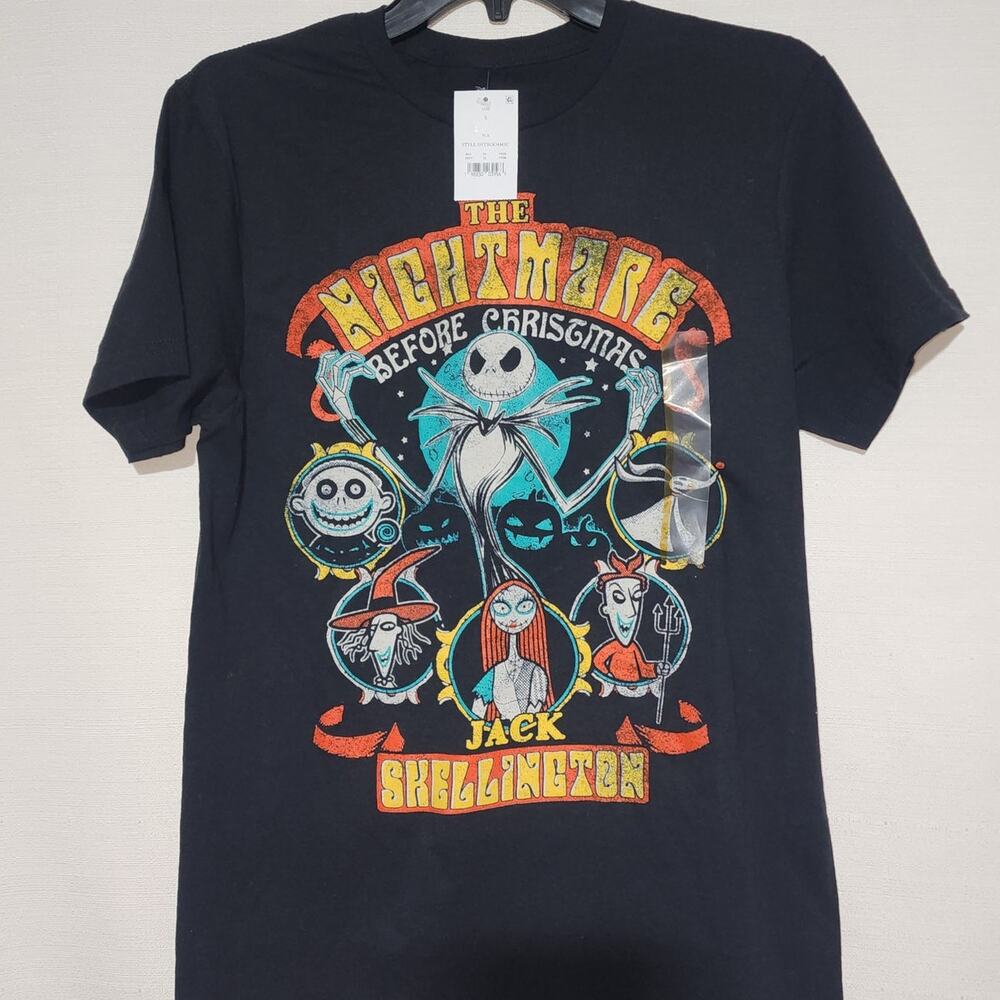 The nightmare before Christmas men's small shirt faded